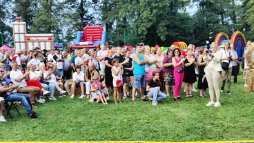Dobra zabawa na dożynkach gminy Wieluń